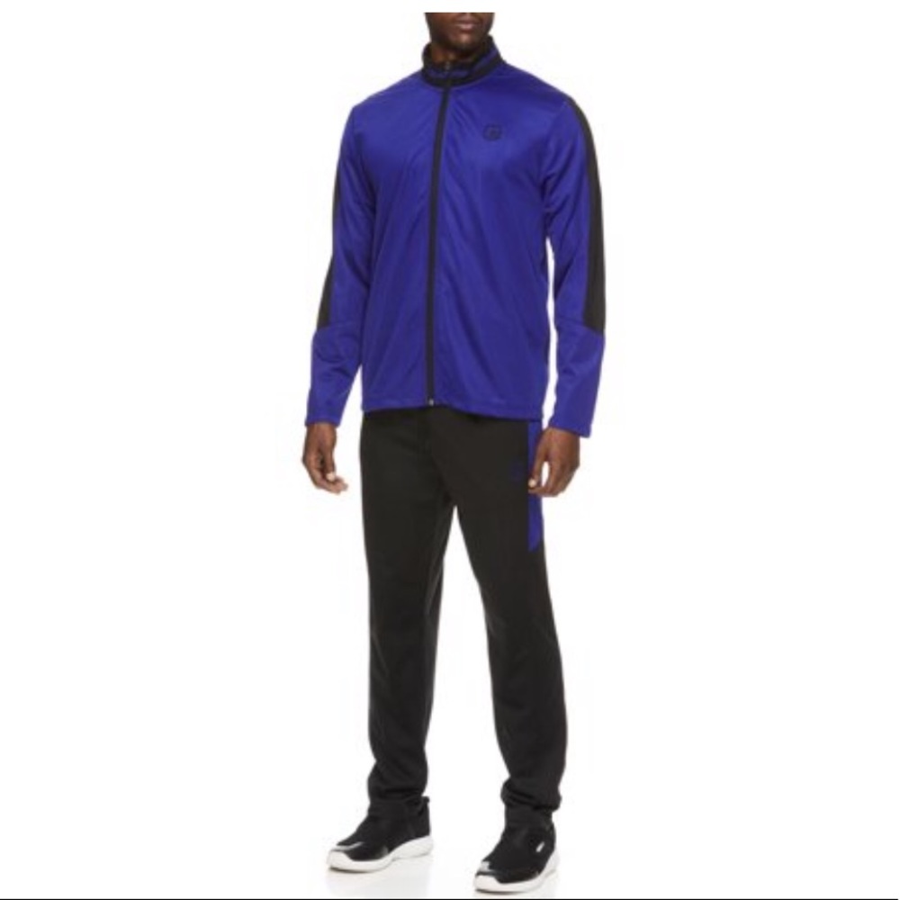 💜AND1 Men’s Full Zip Up Tracksuit 2 Piece Set